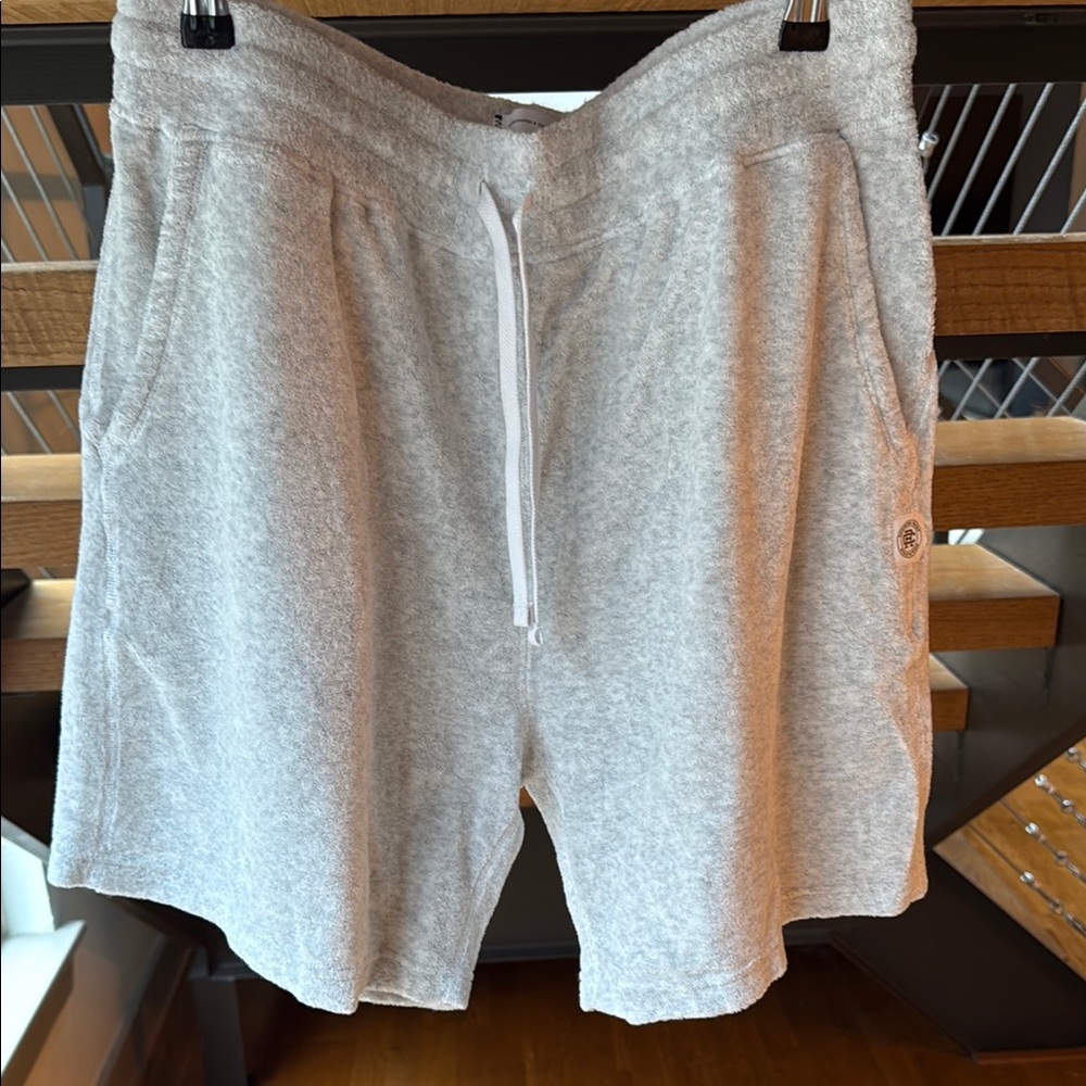 Reigning Champ Gray Heather Towel Terry Shorts